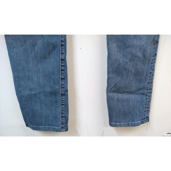 7 For All Mankind WM 34 Jeans Blue 5 Pockets Light Wash Zip Closure - Picture 6 of 7